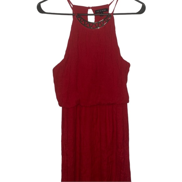As you wish long red maxi dress - Picture 2 of 3